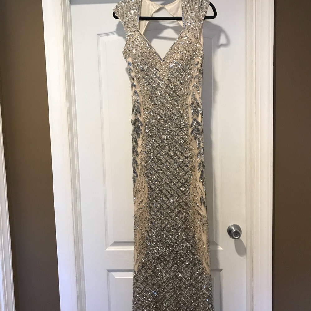 Primavera Sequined Dress - Size 16